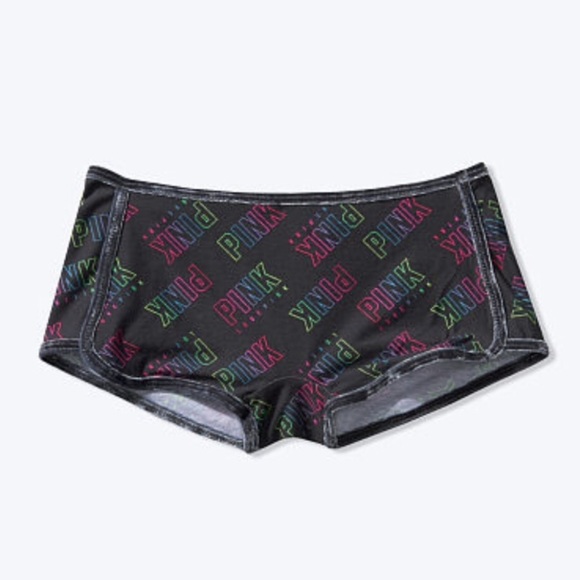 VS PINK RAINBOW TOTE BAG FACE MASK & PANTY BUNDLE - Picture 5 of 11